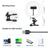 7.9 Ring Selfie Light With Dual Colour Led For Vlogging & Photography-1915196671587913730