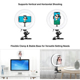 7.9 Ring Selfie Light With Dual Colour Led For Vlogging & Photography-1915196671587913735
