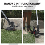 NNEMB LN3 20V SYNC Cordless 2in1 Line Trimmer & Lawn Edger Skin, Adjustable head, Guide Wheel