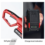 NNEMB PC3 20V SYNC Cordless Pole Saw Kit, 8 inch Chainsaw Pruner, Telescopic Handle, with Battery and Charger Kit