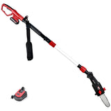 NNEMB PC3 20V SYNC Cordless Pole Saw Kit, 8 inch Chainsaw Pruner, Telescopic Handle, with Battery and Charger Kit