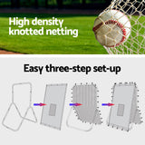 NNEDSZ Baseball Net Rebound Pitching Kit Target Hitter 2 in 1 Training Aid