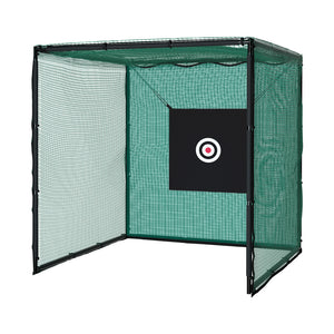 NNEDSZ 3m Golf Practice Net Hitting Cage with Steel Frame Baseball Training