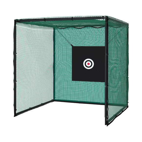 NNEDSZ 3m Golf Practice Net Hitting Cage with Steel Frame Baseball Training