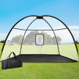 NNEDSZ 3.5m Golf Practice Net Portable Training Aid Driving Target Tent Black