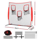 NNEDSZ 1.8m Football Soccer Net Portable Goal Net Training 3 Target Zone