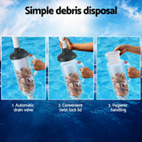 NNEDSZ Pool Leaf Canister Cleaner Suction Catcher In-ground Swimming Pools
