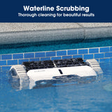 NNEMB Osprey 700 Pro Cordless Robotic Pool Cleaner, Automatic Wall Climbing Vacuum with Strong Suction, Intelligent Path Planning, 90 Min Runtime, Quick Charge, Ideal for Above/In-ground Pools