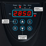 NNEMB Swimming Pool Spa Variable Speed Water Pump, 1.5HP, 3 Speeds, Quiet, Economical, for Swimming Pool and Spa