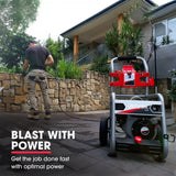 NNEMB 4800PSI Petrol Powered High Pressure Washer, - CX760