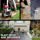 NNEMB 4800PSI Petrol Powered High Pressure Washer, - CX760