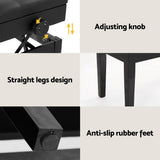 NNEDSZ Alpha Piano Bench Stool Adjustable Height Keyboard Seat
