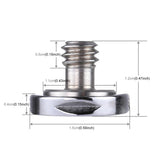 Quick Release Tripod Mount With 1 / 4 Male Screw And C Ring-1915198425318690818