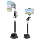 Magnetic Car Mount With Suction Cup Arm And Phone Clamp-1915196742979162121