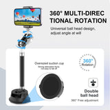 Magnetic Car Mount With Suction Cup Arm And Phone Clamp-1915196742979162116