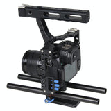 Sony A7 / A7S / A7R Camera Cage Stabilizer With Handle - Blue-1915196565279084548