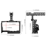 Sony A6600 Video Camera Cage Stabilizer With Handle - Black-1915196737497206786
