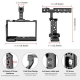 Sony Alpha 7C Video Camera Cage With Handle-1915196687027146754