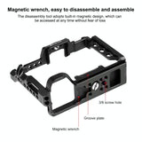 Sony A7 Camera Cage Stabilizer Rig - Metal Black-1915196761291493379