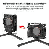 Sony A7 Camera Cage Stabilizer Rig - Metal Black-1915196761291493380