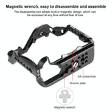 Metal Camera Cage For Canon Eos R10 Stabilizer Rig - Black-1915196790316077059