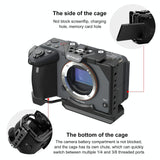 Sony Ilme-Fx30 / Fx3 Camera Cage With Nota Slider - Metal Stabilizer Rig Black-1915196697223499779
