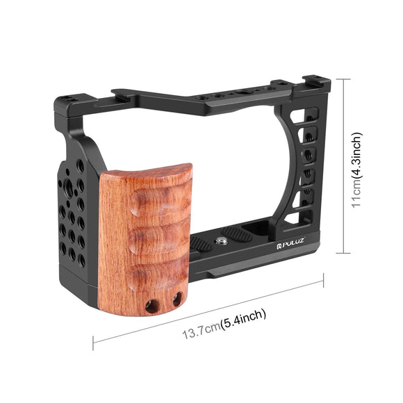 Sony Zv-E1 Camera Cage Stabilizer With Wood Handle-1915197043014504449