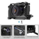 Metal Camera Cage Stabilizer For Sony A6700 - Black-1915196731012812806