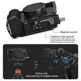 Sony A7Cm2 / 7C Ii / 7Cr Metal Camera Cage Stabilizer - Black-1915196793063346185