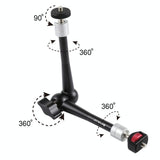 Adjustable Articulating Magic Arm - 11 Inch Aluminum Alloy-1915198426950275076