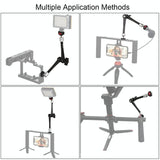 Adjustable Articulating Magic Arm - 11 Inch Aluminum Alloy-1915198426950275078