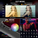 Rgb Handheld Stick Light With 72 Leds And Barndoor-1915197214246965251