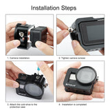 Aluminum Protective Cage With 52Mm Uv Lens For Gopro Hero8-1915196505392812039