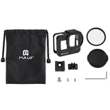 Aluminum Protective Cage With 52Mm Uv Lens For Gopro Hero8-1915196505392812040