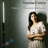 Adjustable Led Fill Light With Remote - Rgb Colour Handheld-1915196679901024265