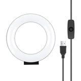 Curved Usb Led Ring Light For Selfie Beauty And Vlogging-1915196762042273800