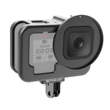 Aluminum Protective Cage For Gopro Hero With Uv Lens And Insurance Frame-1915196498111500288