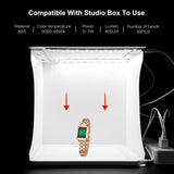 20X20Cm Mini Led Studio Light Panel & Shadowless Tent Box For Photography-1915197214611869700