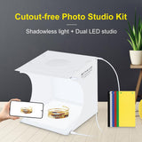 20X20Cm Mini Led Studio Light Panel & Shadowless Tent Box For Photography-1915197214611869699