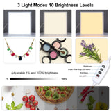 1000Lm Led Photography Light Panel With Switch - 38Cm Metal No Polar Dimming - 33.3Cm X 33.3Cm Effective Area-1915197063952470023