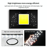 40Cm Studio Tent Light Panel - 15W 1200Lm 32 Smd 5730 5500K Aluminum Base-1915198372080390151