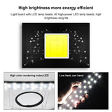 60Cm Studio Tent Light Panel - 30W 1690Lm 60 Leds Smd 5730 - 5500K Aluminum Base-1915197863974014983