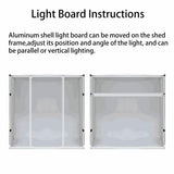 40W 4250Lm 78 Smd 5730 Led Light Panel For 80Cm Studio Tent - 5500K Aluminum Base-1915197702728192008