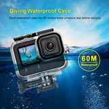 60M Waterproof Housing For Gopro Hero With Mount And Screw-1922443470509838340