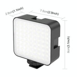 5W 64Led Fill Light For Camera / Camcorder - Black-1915196501987037185