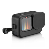 Silicone Protective Case With Wrist Strap And Lens Cover For Gopro Hero12-1915196676176482312