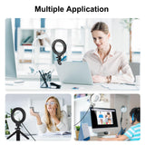 Usb Ring Selfie Light With Dual Colour Temperature And 3 Modes - 4.7 Inch-1915196801590366214