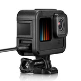Gopro Hero12 Cage With Cold Shoe Base Slot-1915196725367279620