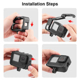 Gopro Hero12 Cage With Cold Shoe Base Slot-1915196725367279622