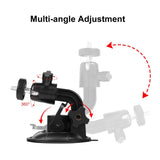 Universal Car Phone Mount With Suction Cup And Tripod Adapter-1915197897545224195